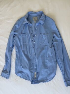 Roots Light Blue Button-Down Shirt